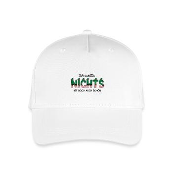 Nichts Schenken Anti Weihnachten Kein Geschenk Nix - Kinder Bio Basecap - Weiß - Vorne