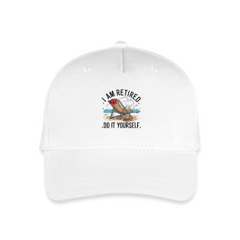 I am retired. Do it yourself! - Organic Kids’ Baseball Cap - white - Front