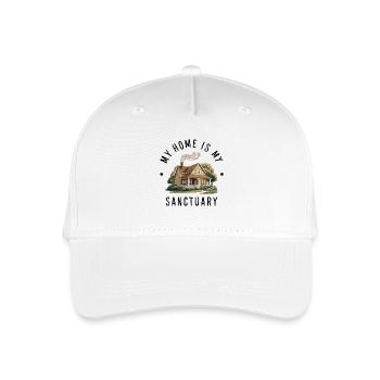 Ma maison est mon refuge. - Casquette de baseball bio Enfant - blanc - Devant