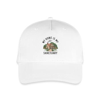 Ma maison est mon refuge. - Casquette de baseball bio Enfant - blanc - Devant