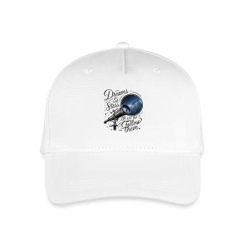 Dreams are like stars, you just have to follow them. - Organic Kids’ Baseball Cap - white - Front