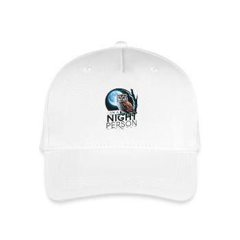 I'm a night person. - Organic Kids’ Baseball Cap - white - Front