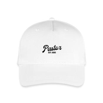 Pastor 2025 Geistliche Glaube Gott Pastoren Kirche - Kinder Bio Basecap - Weiß - Vorne