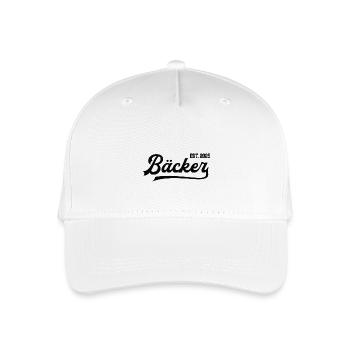 Bäcker 2025 Beruf Bäckerei Lehre Lehrling Konditor - Kinder Bio Basecap - Weiß - Vorne