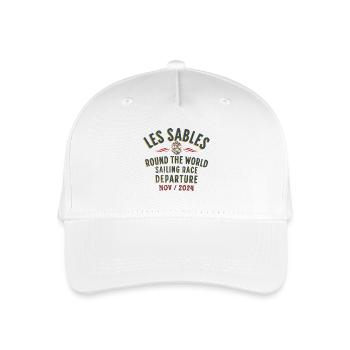 Les Sables Weltsegelregatta blc - Kinder Bio Basecap - Weiß - Vorne