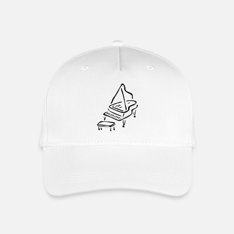 klavier - Kinder Bio Basecap - Weiß