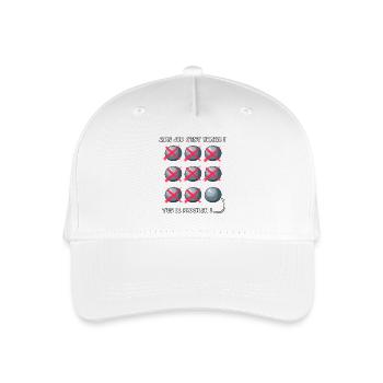 Beruf Shooter - Kinder Bio Basecap - Weiß - Vorne