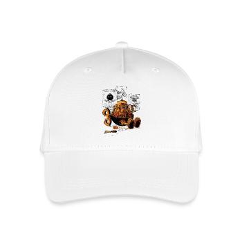 work of the genius - Organic Kids’ Baseball Cap - white - Front