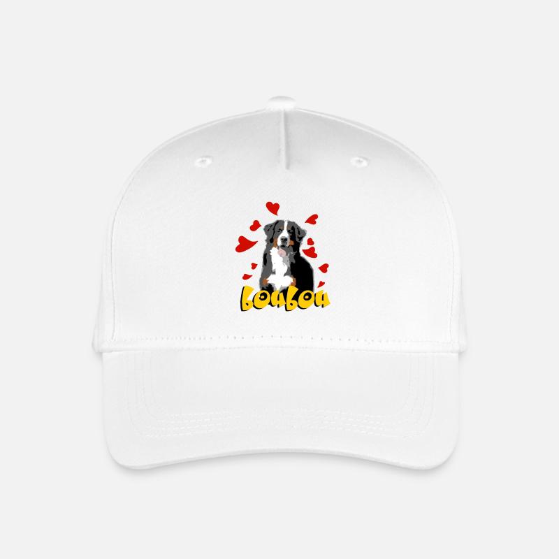 Berner Sennenhund - Kinder Bio Basecap - Weiß