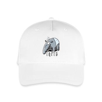 Cooler Tapir I Comic I Tiermotiv I Tiere Geschenk - Kinder Bio Basecap - Weiß - Vorne