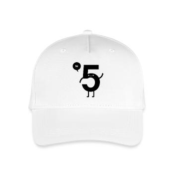 hi 5 - Organic Kids’ Baseball Cap - white - Front