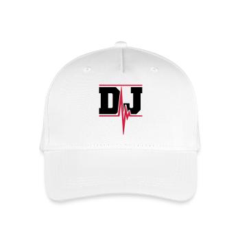 DJ Music Pulse - Kinder Bio Basecap - Weiß - Vorne