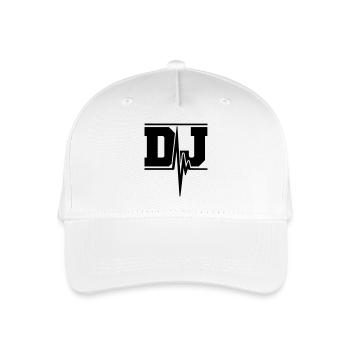 DJ Music Pulse - Kinder Bio Basecap - Weiß - Vorne