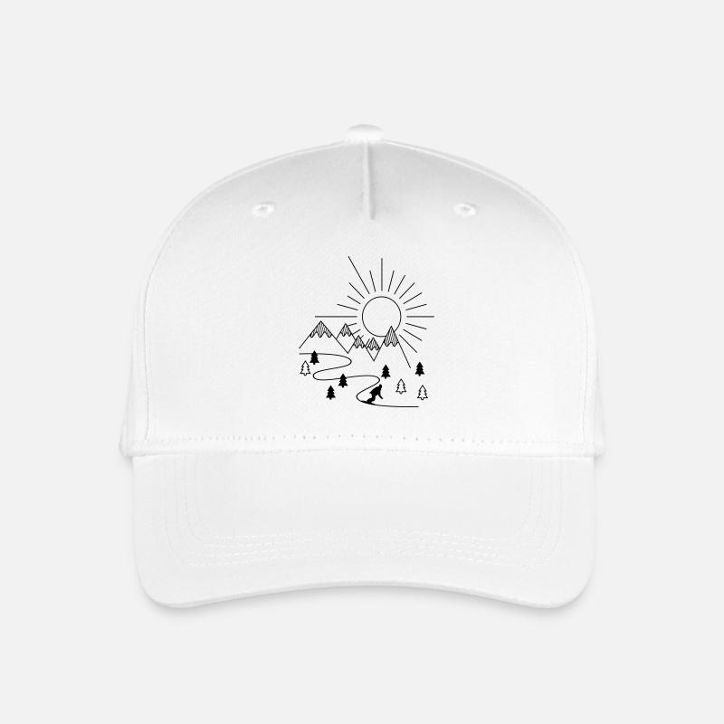 snowboarder - Kinder Bio Basecap - Weiß