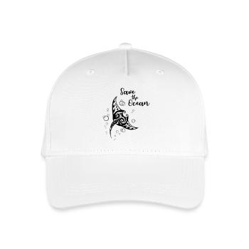 Save the Ocean - Manta - Organic Kids’ Baseball Cap - white - Front