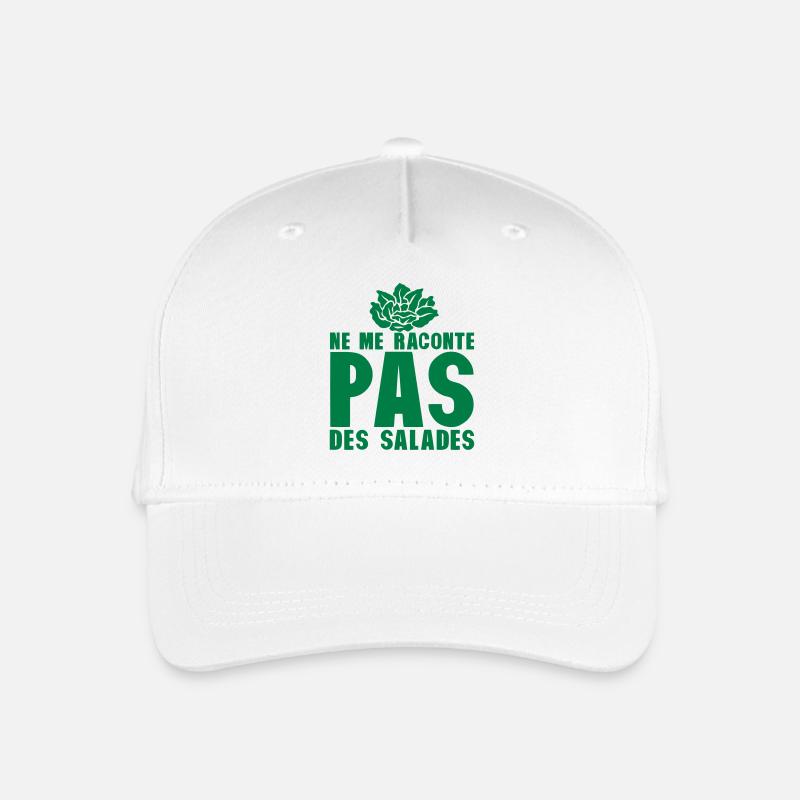 raconte pas salade expression 0 - Casquette de baseball bio Enfant - blanc