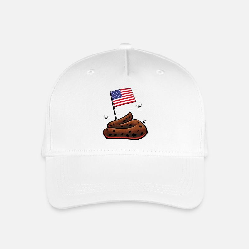 Etats-Unis - Casquette de baseball bio Enfant - blanc
