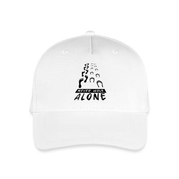 Never Walk Alone Horse Horseshoe Rider Gift - Organic Kids’ Baseball Cap - white - Front