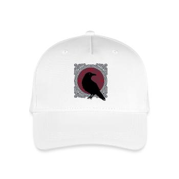 Corbeau mythologie nordique celtique cadeau - Casquette de baseball bio Enfant - blanc - Devant