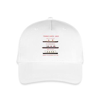 LINER FRANCE NORMANDIE TITANIC Louis RUNEMBERG - Organic Kids’ Baseball Cap - white - Front