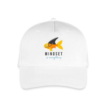 Mindset is everything - Organic Kids’ Baseball Cap - white - Front