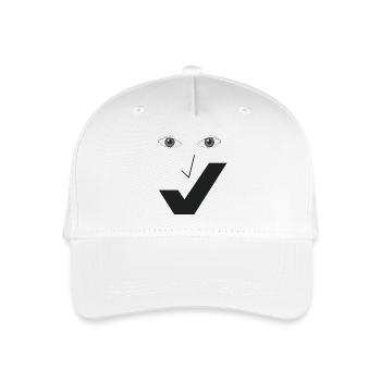 Beau sourire - Beau visage C04. - Casquette de baseball bio Enfant - blanc - Devant