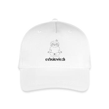 FAULTIER - Oabeitsviech - Arbeitstier, Wortwitz - Kinder Bio Basecap - Weiß - Vorne