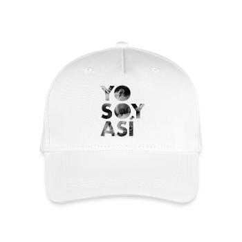 Listen and feel / Saying / Typo / Spanish - Organic Kids’ Baseball Cap - white - Front