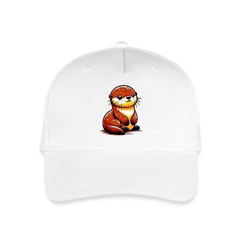 Otter - Kinder Bio Basecap - Weiß - Vorne