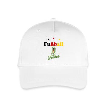 Fußballer Sport Fieber - Kinder Bio Basecap - Weiß - Vorne