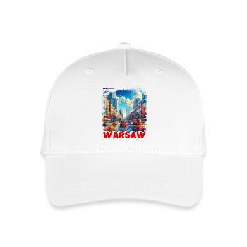 Varsovie - Casquette de baseball bio Enfant - blanc - Devant