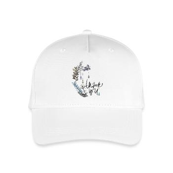 thank you - Organic Kids’ Baseball Cap - white - Front