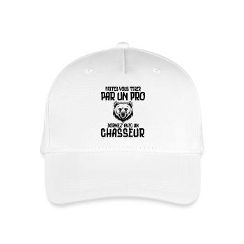 chasse, chasseur, anti-chasse - Casquette de baseball bio Enfant - blanc - Devant