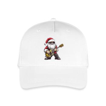 Guitare du Père Noël - Casquette de baseball bio Enfant - blanc - Devant