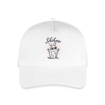 Lapin de ski Lapin de ski - Casquette de baseball bio Enfant - blanc - Devant
