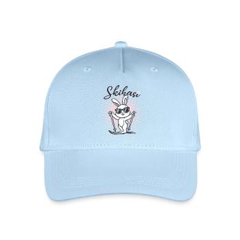 Lapin de ski Lapin de ski - Casquette de baseball bio Enfant - bleu clair - Devant