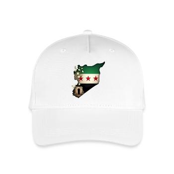 freie Syrien - Kinder Bio Basecap - Weiß - Vorne