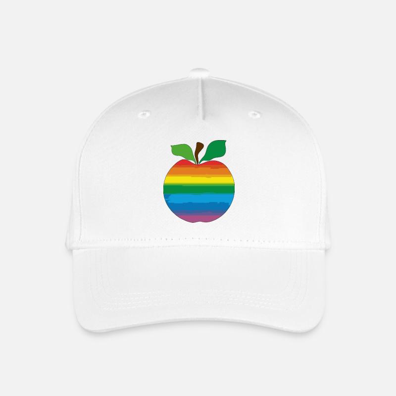 Apfel - Kinder Bio Basecap - Weiß