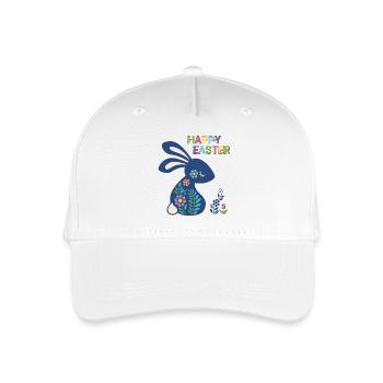 Coniglietto di Pasqua Buona Pasqua - Cappellino da baseball ecologico per bambini - bianco - Fronte