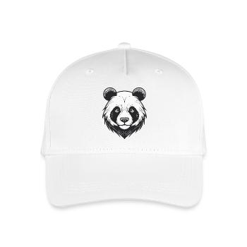 Bärengesicht mit Wildtier-Charme - Kinder Bio Basecap - Weiß - Vorne