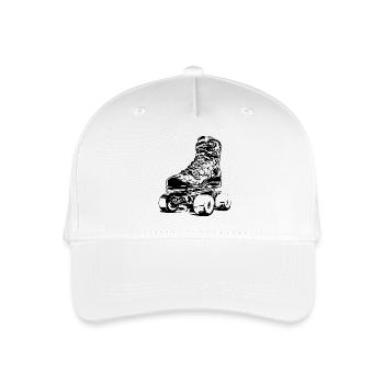 Roller Skates - Kinder Bio Basecap - Weiß - Vorne