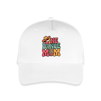 Line Dance Mom Linedance Mama Geschenk - Kinder Bio Basecap - Weiß - Vorne