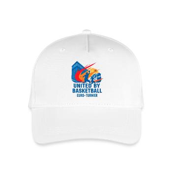 Tournoi de basket-ball - Casquette de baseball bio Enfant - blanc - Devant