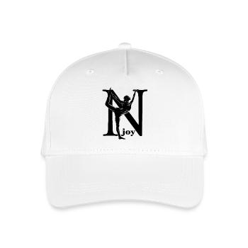 Enjoy gracefully - Organic Kids’ Baseball Cap - white - Front