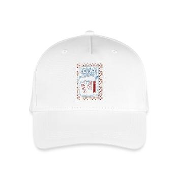 Vintage Trendige Sardinen Visual - Kinder Bio Basecap - Weiß - Vorne
