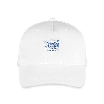 Blue Graphic Scuba Diving Club - Organic Kids’ Baseball Cap - white - Front
