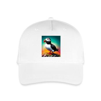 puffin - Organic Kids’ Baseball Cap - white - Front