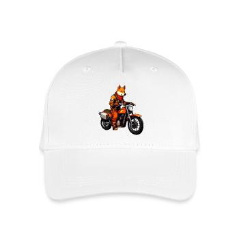 Fuchs Motorcyclists - Organic Kids’ Baseball Cap - white - Front