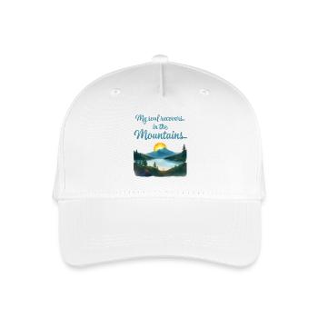 Mon âme repose en randonnée en montagne - Casquette de baseball bio Enfant - blanc - Devant