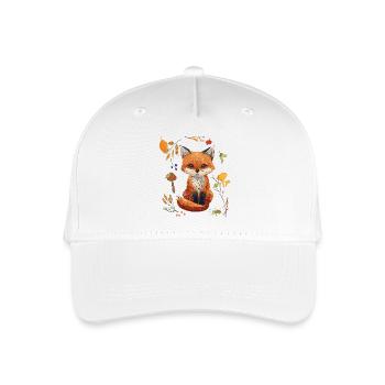 Renard dans la forêt - Casquette de baseball bio Enfant - blanc - Devant